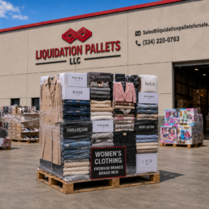 women’s clothing pallets for sale, wholesale women’s clothing, brand new women’s clothing with tags, premium women’s clothing pallets, top brand women’s clothing wholesale