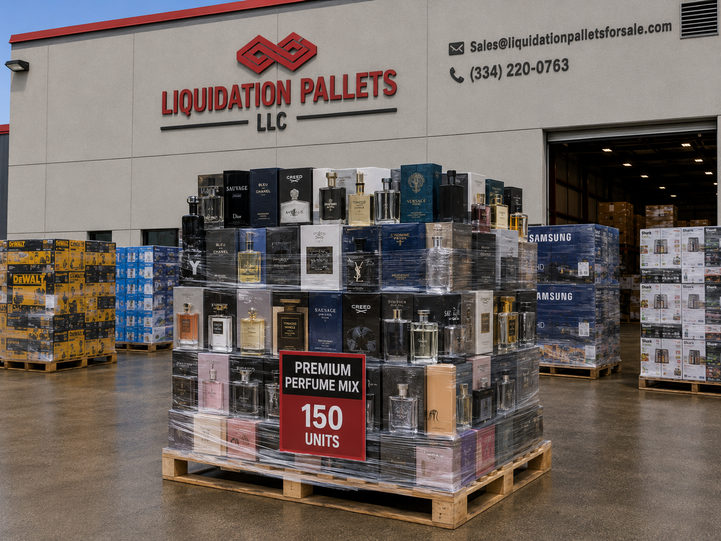 Luxury perfume pallets