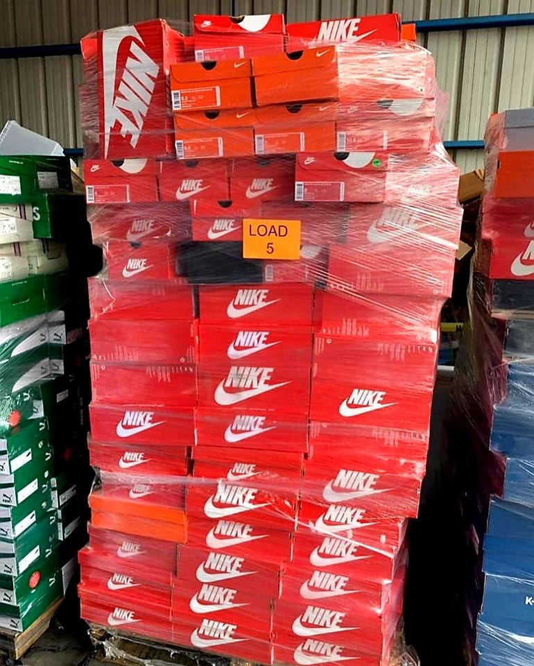 wholesale nike shoes pallets