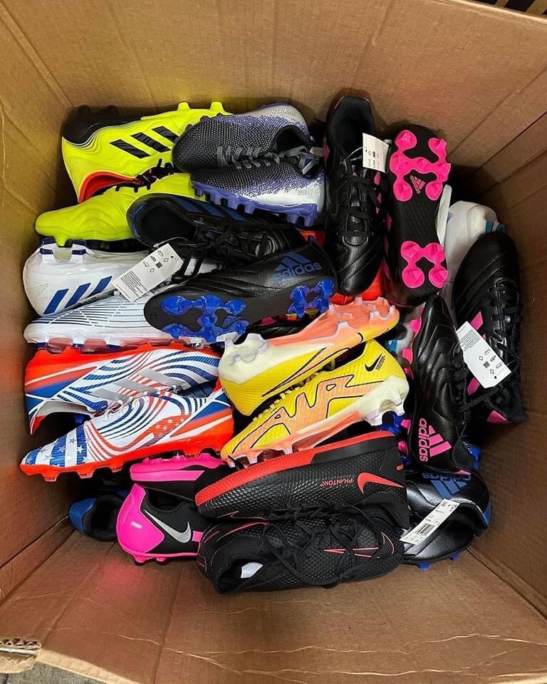 Soccer cleats pallets for sale Soccer cleats pallets for sale