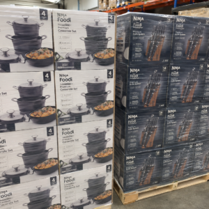 Ninja cookware casserole and knife set pallet for sale